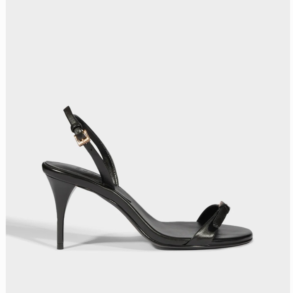 Schutz Aurora Black Sling Mid Leather - Picture 2 of 6